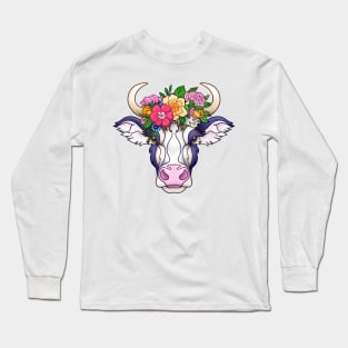 Bohemian cow Long Sleeve T-Shirt